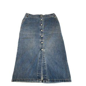 VINTAGE Levi's Blue A-Line Denim Skirt